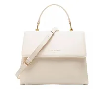 Satchel Bag Femme Forte Gisel Créme Calfskin Leather Handbag