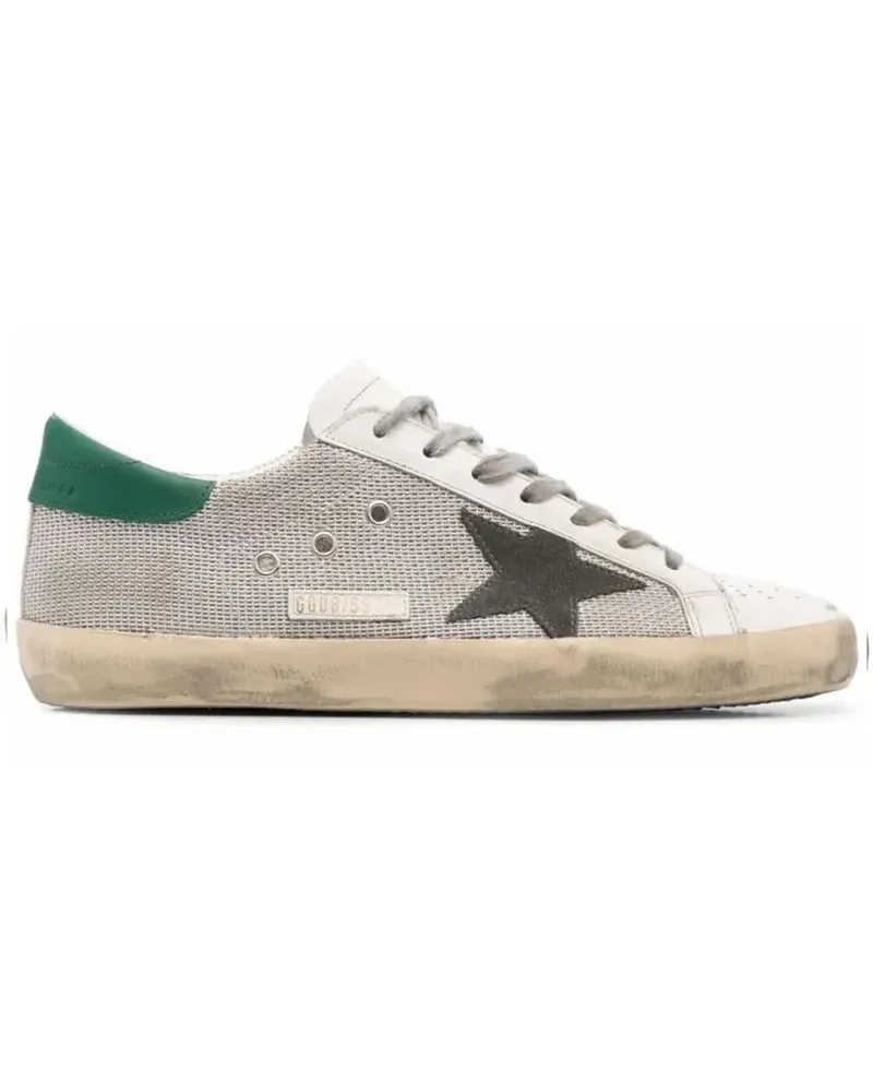Golden Goose Low-Top Sneaker Textured Mesh Sneakers With Prominent Star Design beige Beige