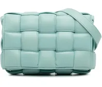 Hobo Bags Nappa Intrecciato Padded Cassette Crossbody blau