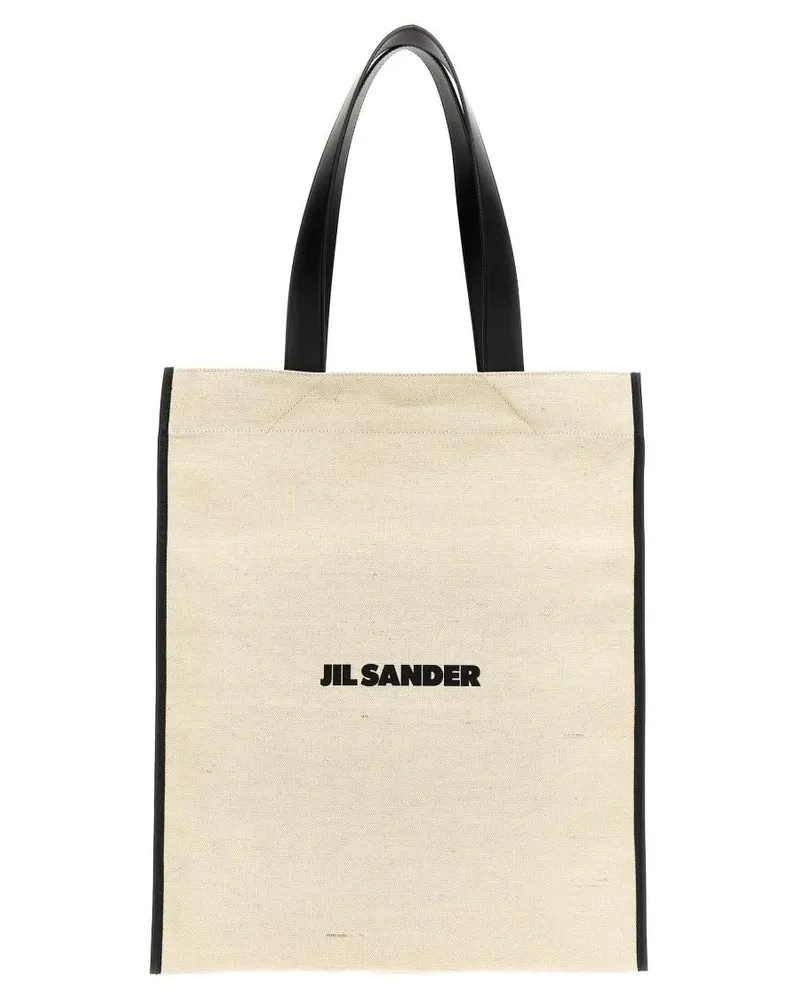 Jil Sander Shopper & Totes Medium 'Flat' Shopping Bag beige Beige