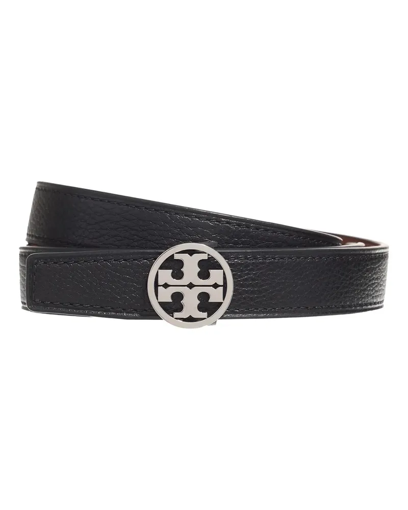 Tory Burch Gürtel 1" Miller Reversible Belt schwarz Schwarz