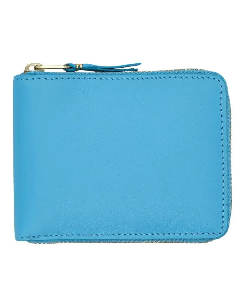 Comme des Garçons Portemonnaies Classic Small Wallet Zip Around blau Blau