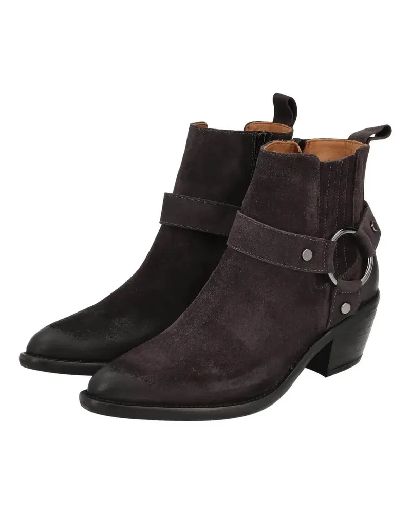 Thea Mika Stiefeletten Cowboy Boots dunkelgrau 