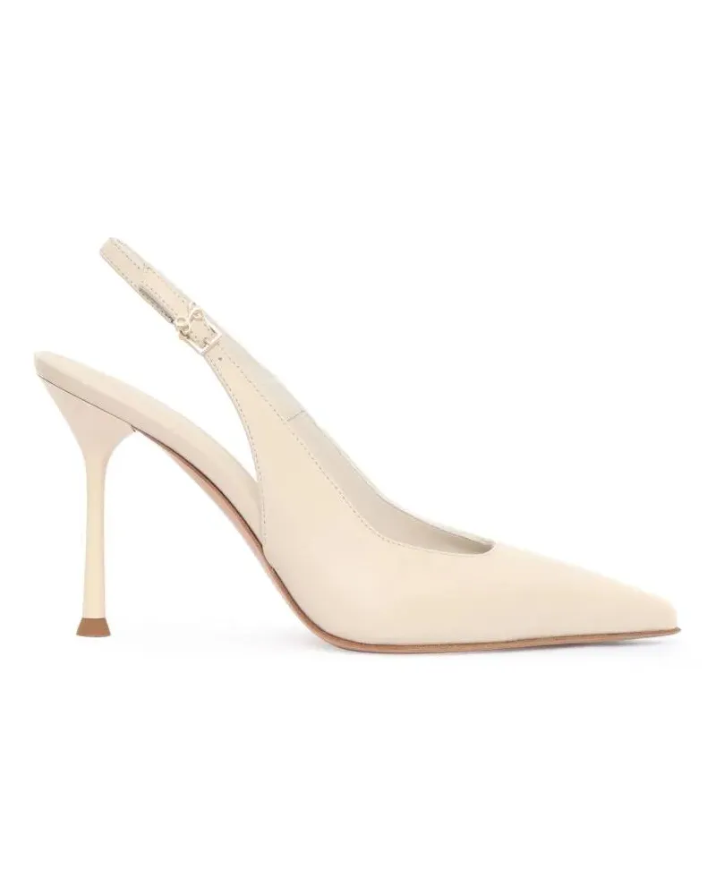 Sergio Levantesi Hohe Schuhe Pointed Toe Slingback Heels beige Beige