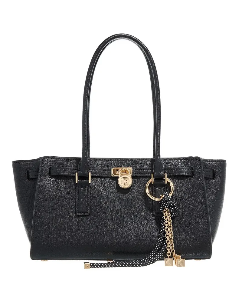 Michael Kors Shopper & Totes Sm Ew Shoulder Tote w Charm schwarz Schwarz