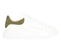 Low-Top Sneaker Crocodile Oversized Sneakers weiß