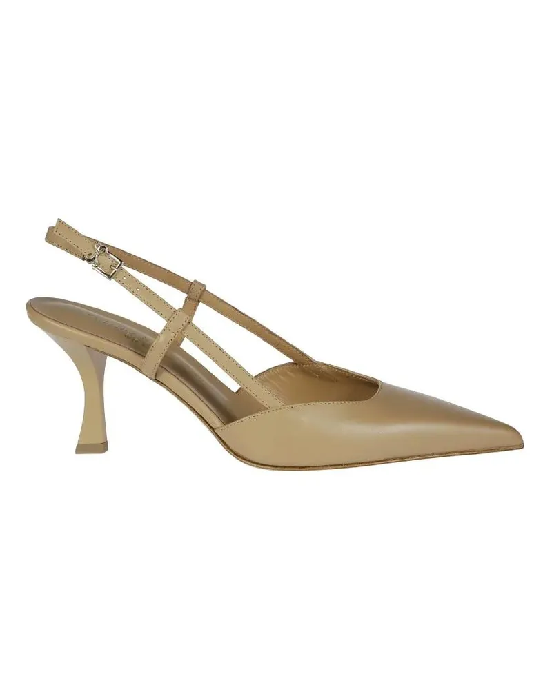 Sergio Levantesi Hohe Schuhe Pointed Toe Slingback Heels beige Beige
