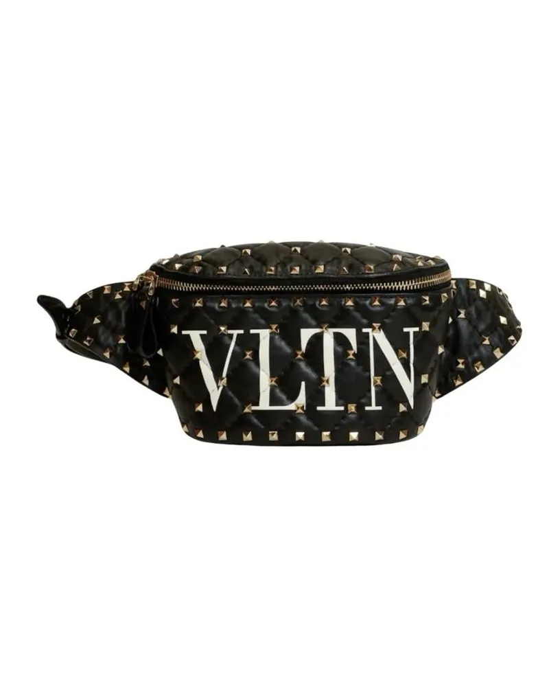 Valentino Garavani Bauchtaschen Spike Belt Bag Black schwarz Schwarz