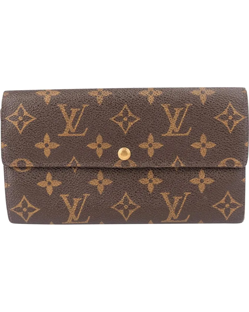 Louis Vuitton Portemonnaie  Canvas Monogram Sarah Wallet braun Braun