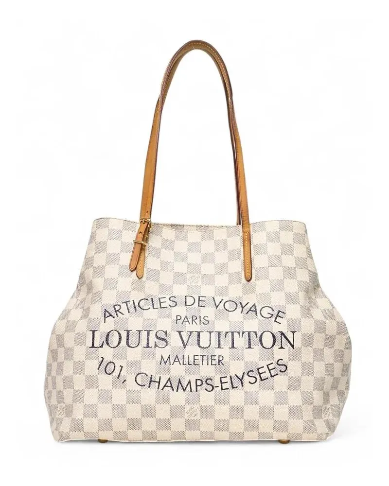 Louis Vuitton Hobo Bags Cabas Adventure Mm Damier Azur beige Beige