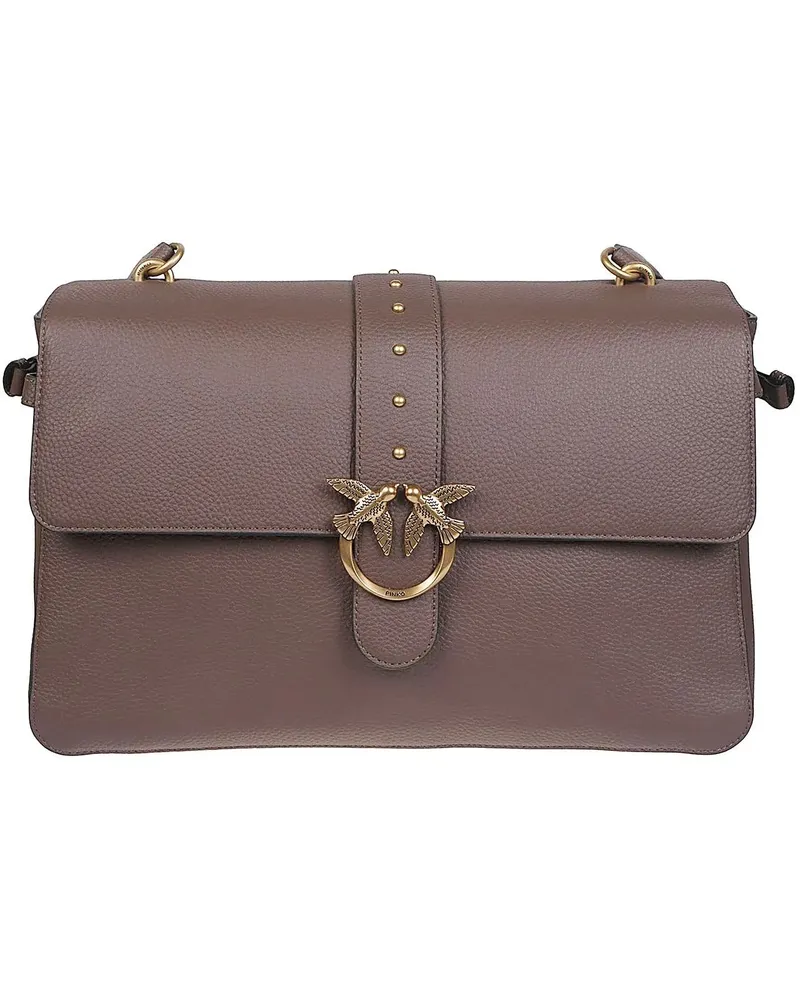 Pinko Crossbody Bags Love One Slouchy Extra Bag Brown braun Braun