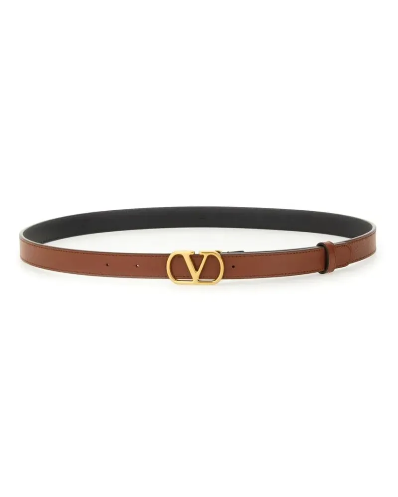 Valentino Garavani Gürtel "Vlogo Signature" Belt braun Braun