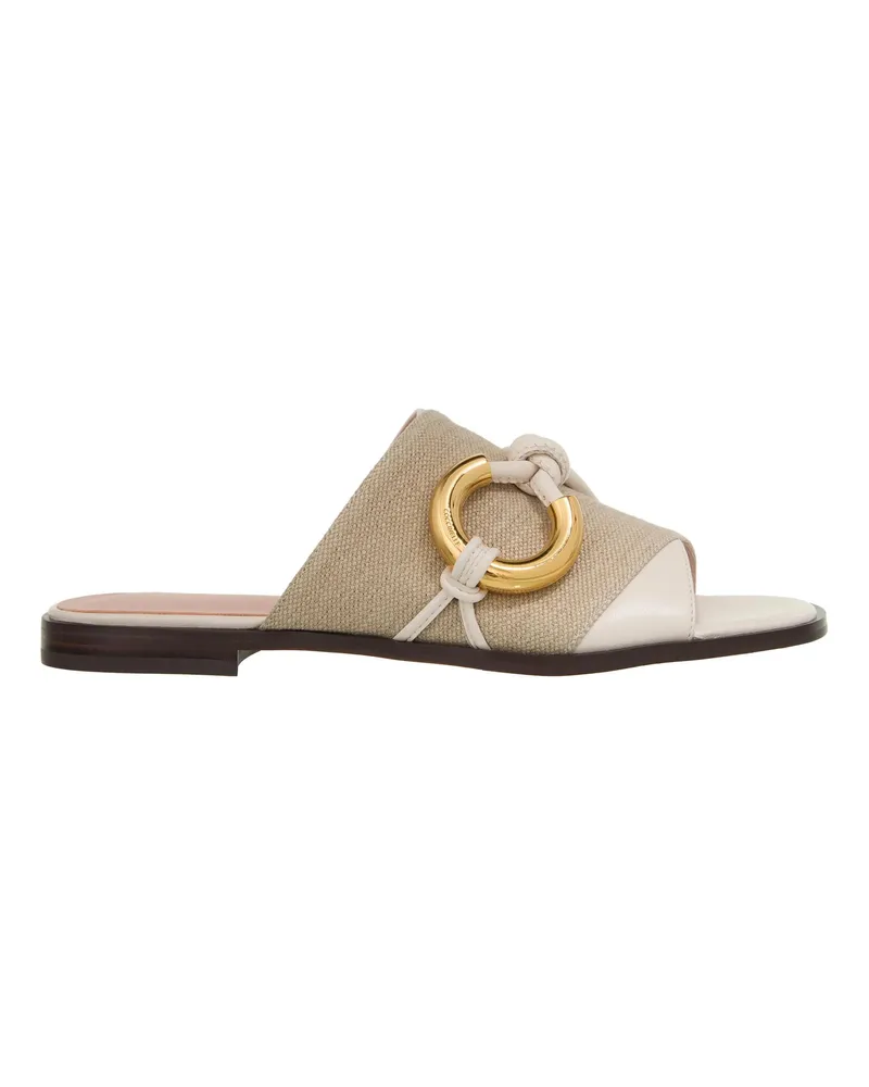 Coccinelle Slipper & Pantoletten  Carmy Canvas Bi beige Beige