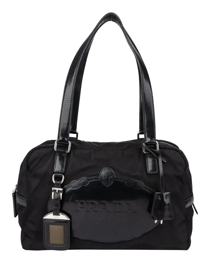 Prada Crossbody Bags  Black Nylon Milano Handbag schwarz Schwarz