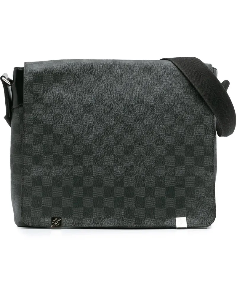 Louis Vuitton Hobo Bags 2017 Damier Graphite District MM dunkelgrau Dunkelgrau