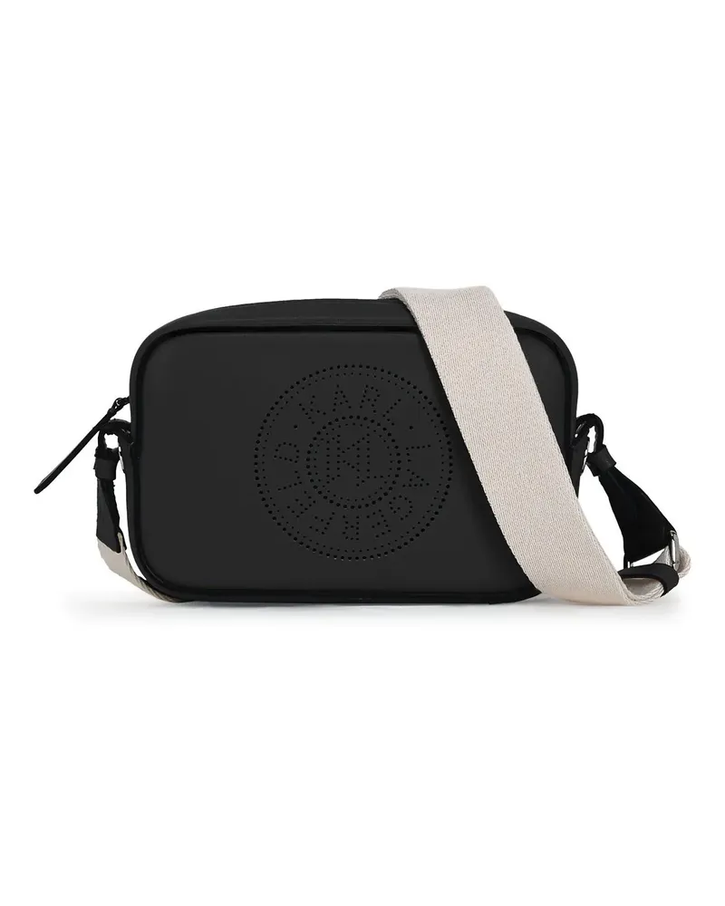 Karl Lagerfeld Crossbody Bags K/CIRCLE UMHÄNGETASCHE MIT LOCHMUSTER schwarz Schwarz