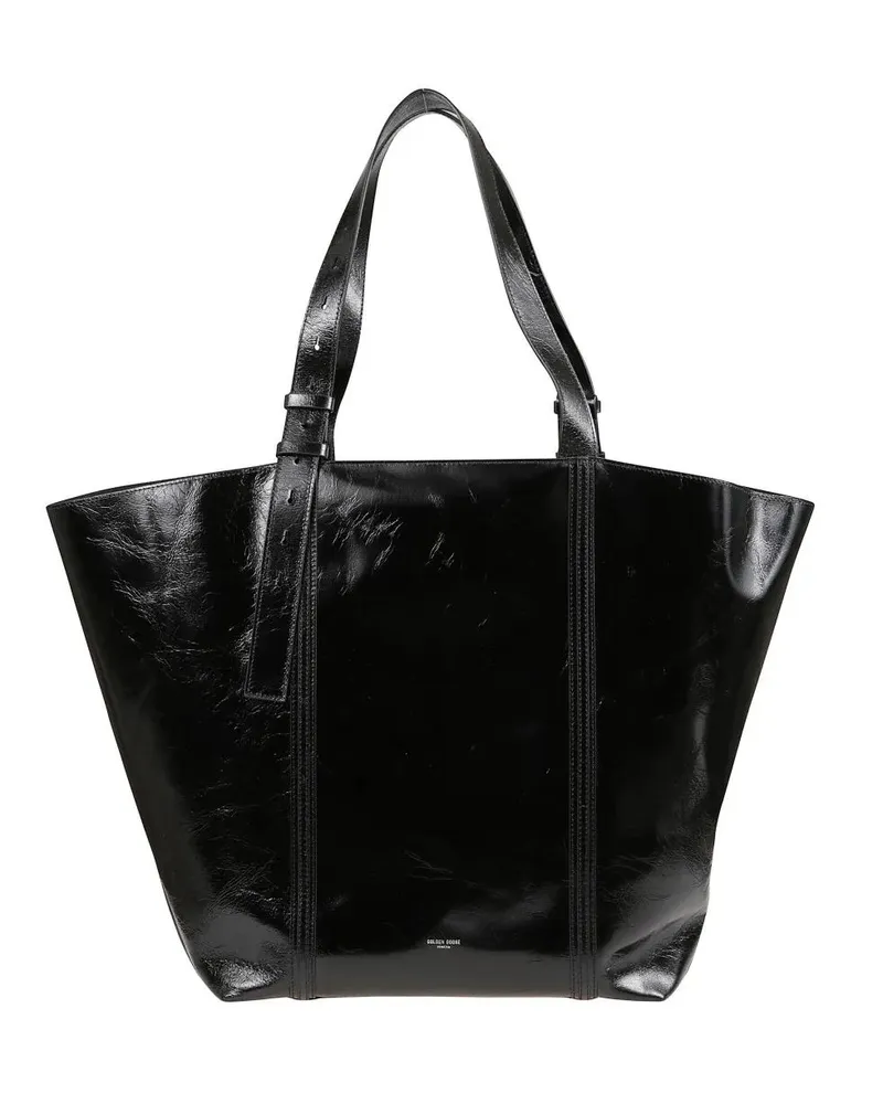 Golden Goose Shopper & Totes Leather Shopper Bag schwarz Schwarz