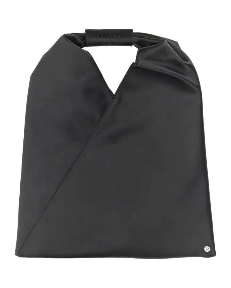 Maison Margiela Crossbody Bags Small Matte Finish Shoulder Bag With Distinctive V schwarz Schwarz