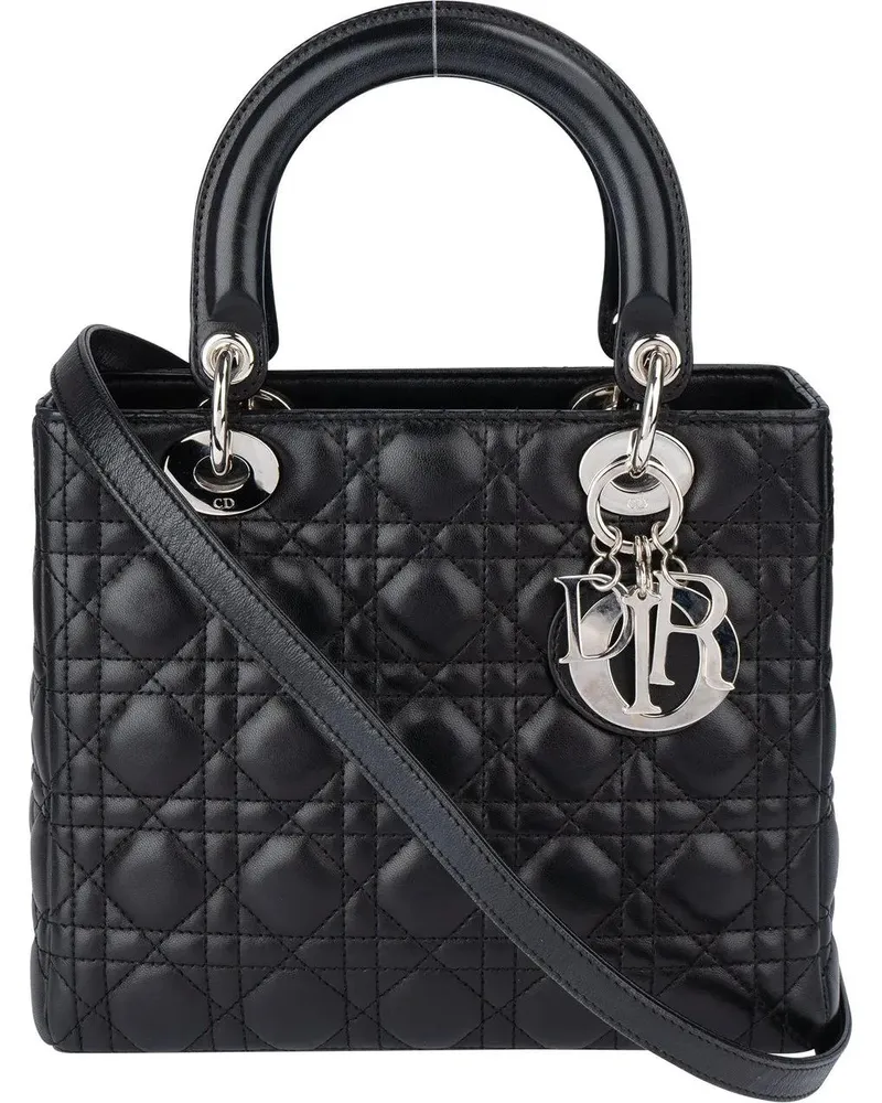 Dior Crossbody Bags  Quilted Leather Lady Dior Handbag schwarz Schwarz