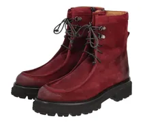 Stiefeletten Schnürstiefeletten rot