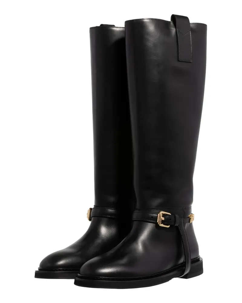 Moschino Boots & Stiefeletten Mini Lettering Schwarz