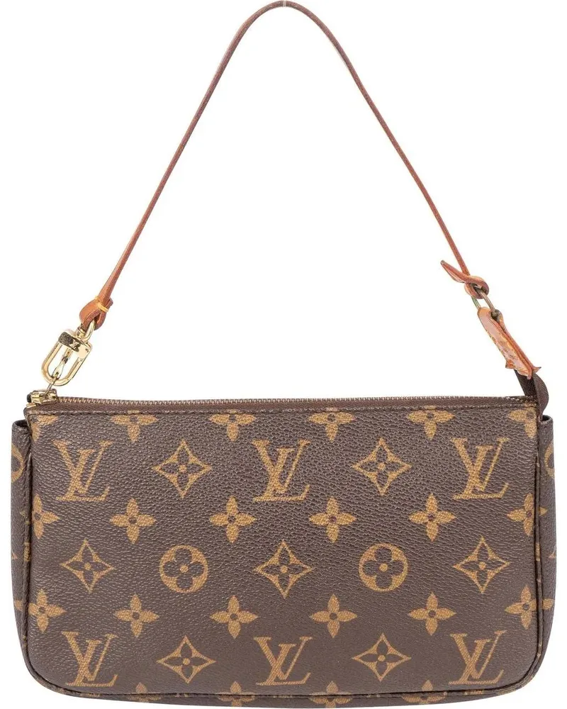 Louis Vuitton Crossbody Bags  Canvas Monogram Pochette Accessoire braun Braun