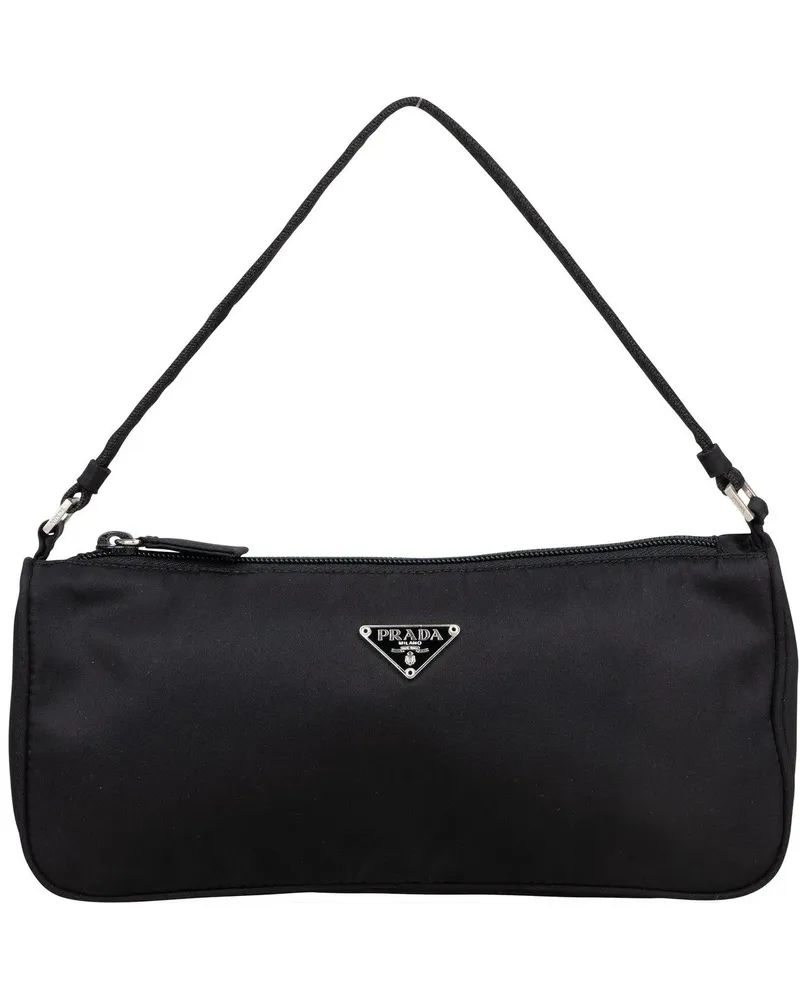 Prada Crossbody Bags  Black Nylon Mini Handbag schwarz Schwarz