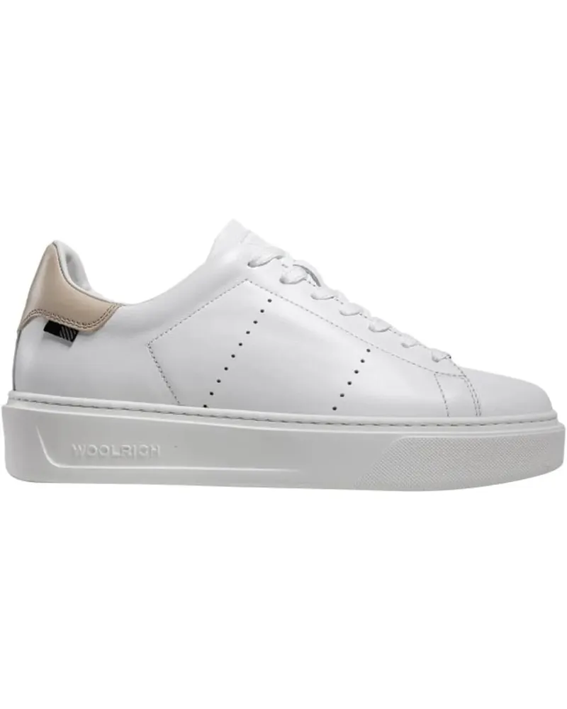 Woolrich Low-Top Sneaker Classic White Sneaker Beige beige Beige