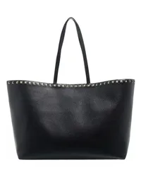 Valentino Garavani Tote Tote Rockstud Schwarz