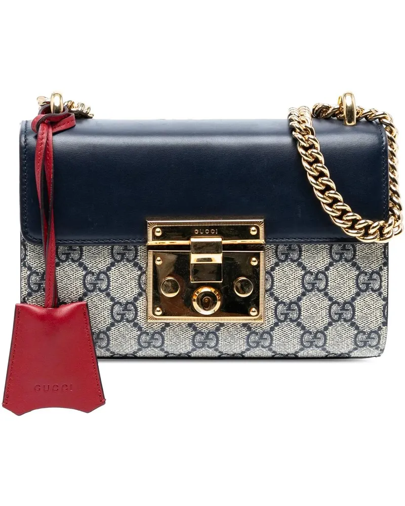 Gucci Hobo Bags Small GG Supreme Padlock Crossbody braun Braun