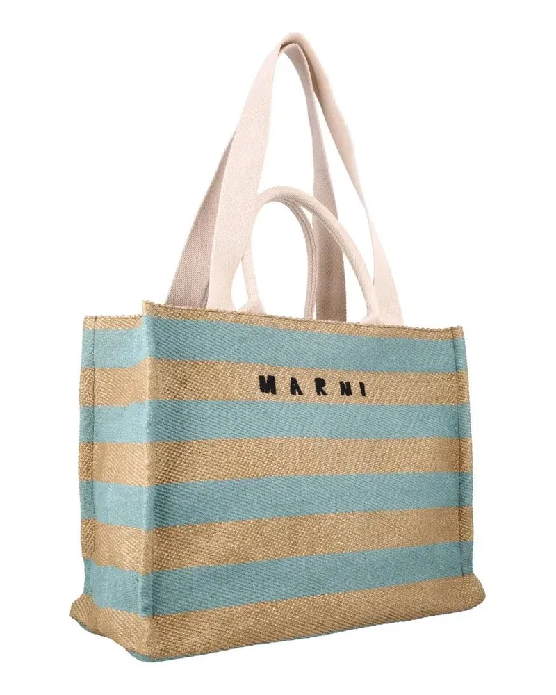 Marni Shopper & Totes Medium Basket Tote beige Beige