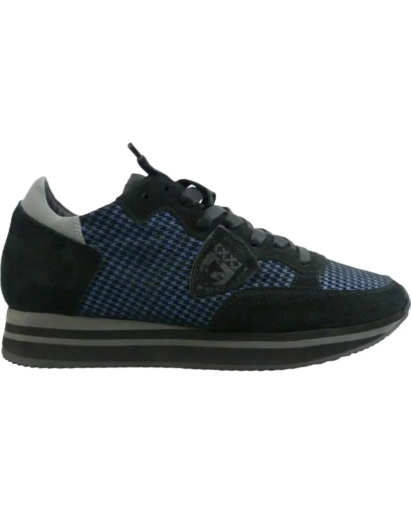Philippe Model Low-Top Sneaker Sneakers Tropez Noir Bleu schwarz Schwarz