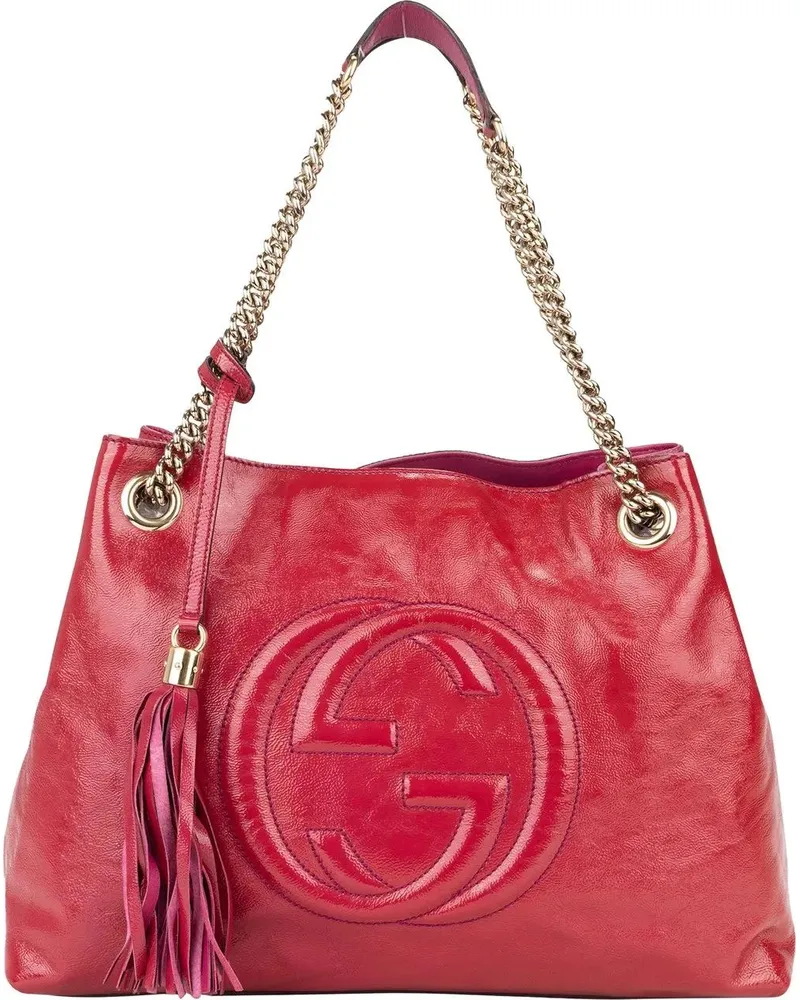 Gucci Crossbody Bags  GG Patent Leather GG Soho Crossbody Bag bunt Bunt