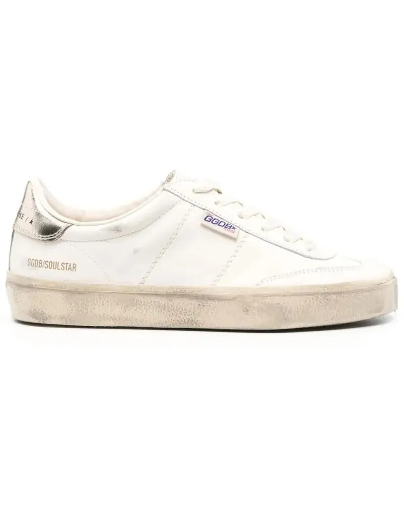 Golden Goose Low-Top Sneaker Soul-Star Sneakers With Metallic Accent weiß Weiß