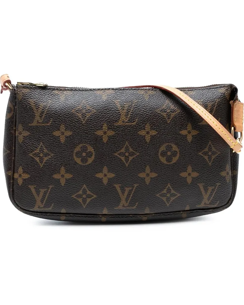 Louis Vuitton Hobo Bags Monogram Pochette Accessoires braun Braun