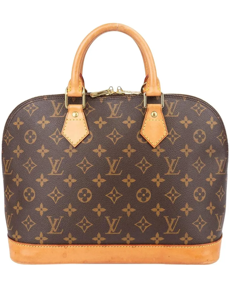 Louis Vuitton Crossbody Bags  Canvas Monogram Alma PM Handbag braun Braun