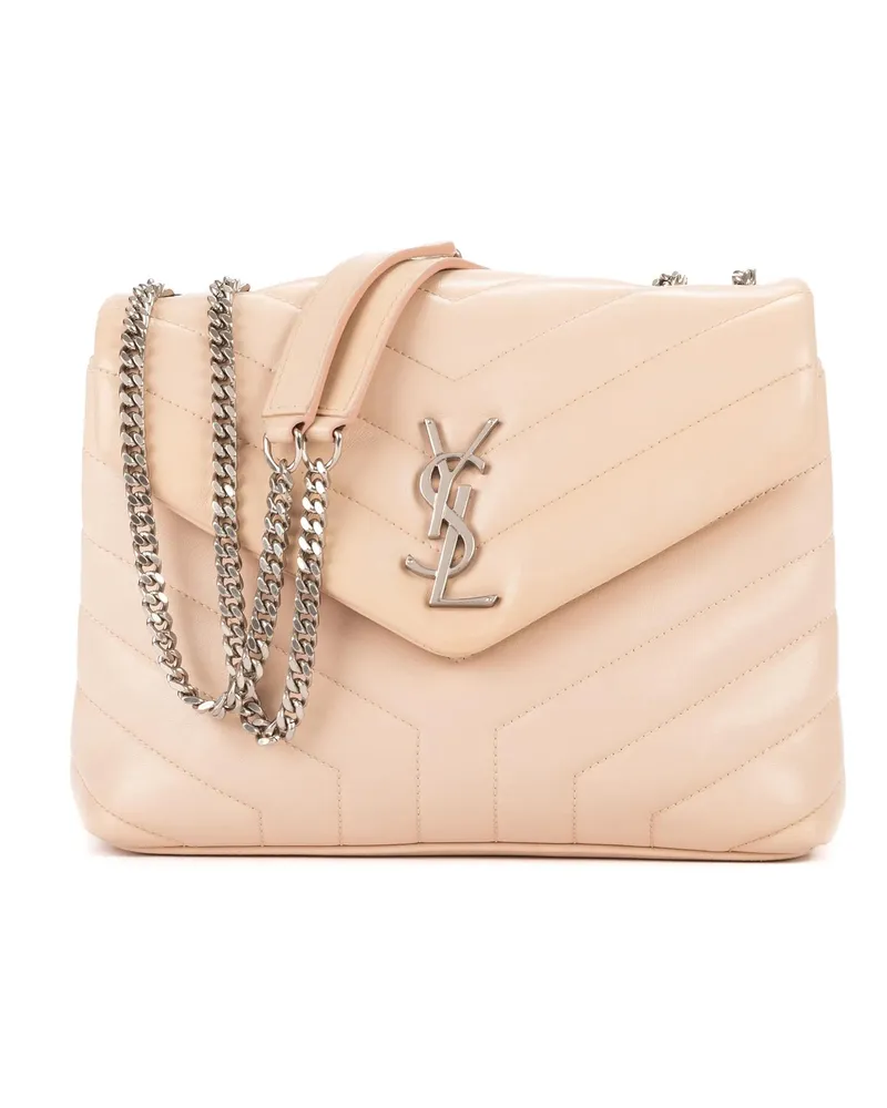 Saint Laurent Crossbody Bags Loulou Small beige Beige