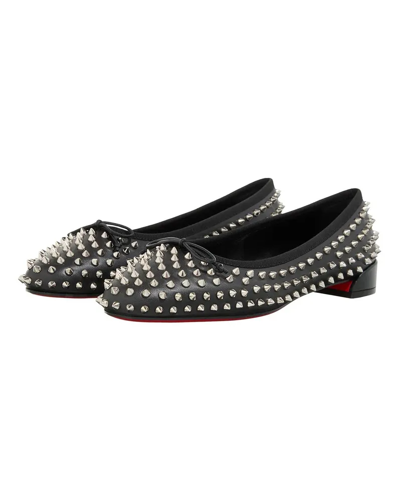 Christian Louboutin Loafer Sweetie Jane Spikes Ballerinas schwarz Schwarz