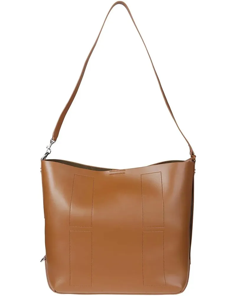 Hogan Crossbody Bags Medium H01r Hobo Bag Brown braun Braun