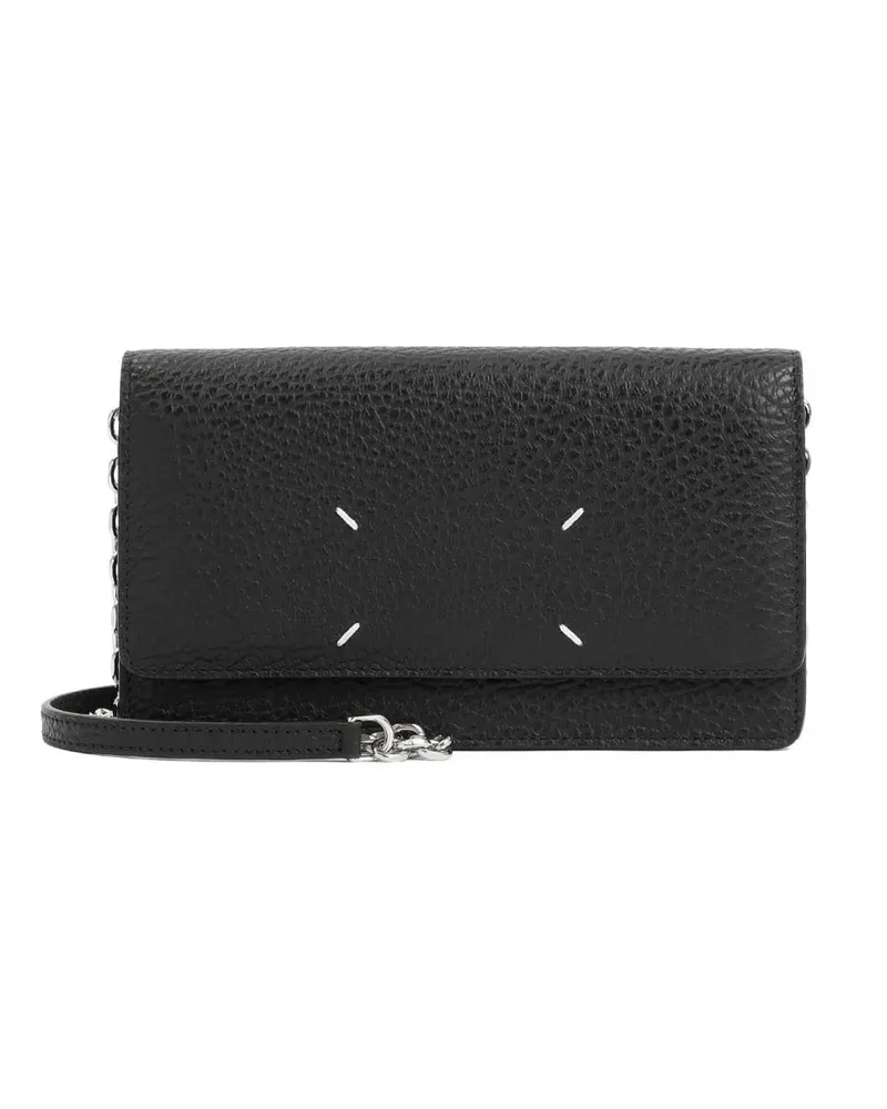 Maison Margiela Portemonnaies Medium Chain Wallet Schwarz