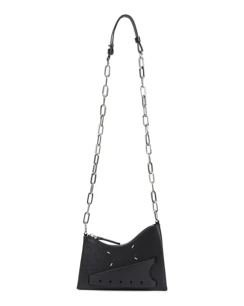 Maison Margiela Shopper Snatched Micro Hobo Bag Schwarz