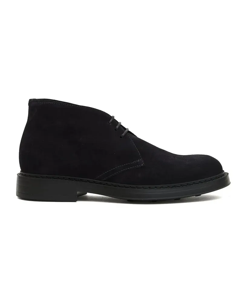 Doucal´s Stiefel Suede Leather Ankle Boots With Minimalist Design schwarz Schwarz