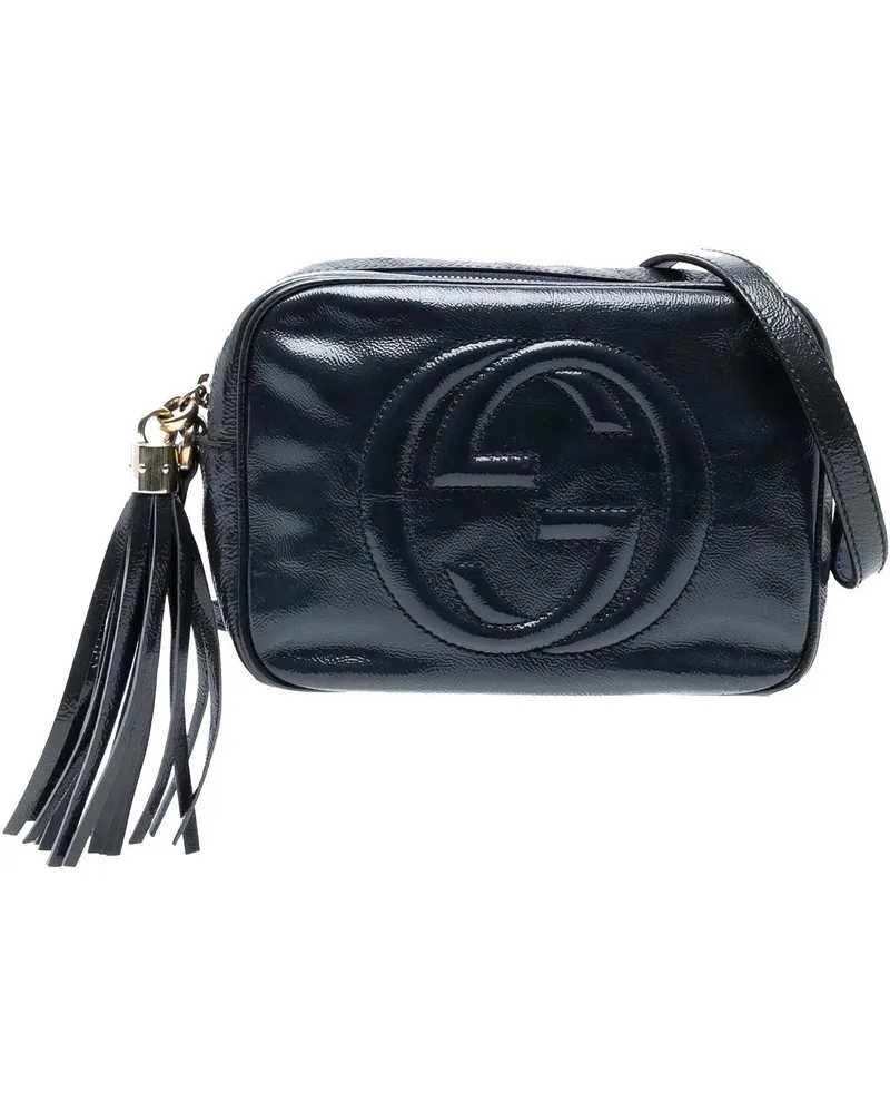 Gucci Hobo Bags Patent Soho Disco Crossbody blau Blau