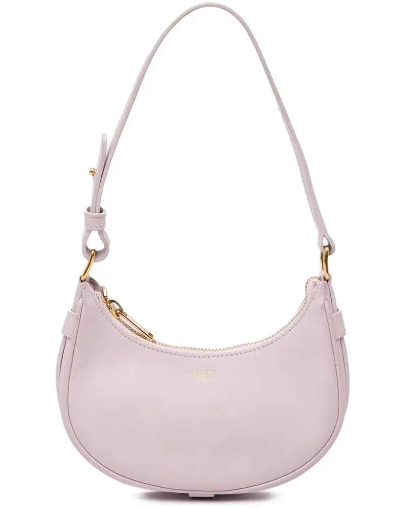 Celine Hobo Bags Mini Smooth Calfskin Ava Shoulder Bag rosa Gold