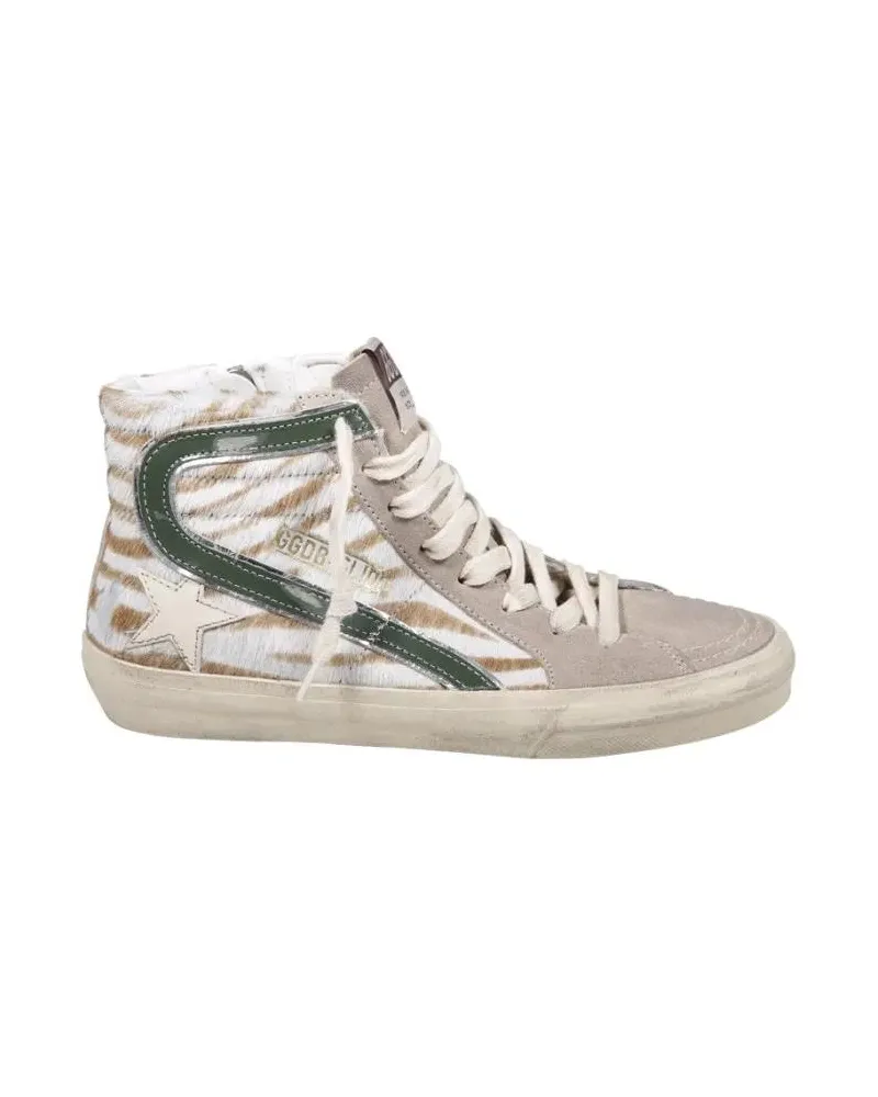 Golden Goose Low-Top Sneaker Classic Horsy Upper Suede Toe Slide grau Grau