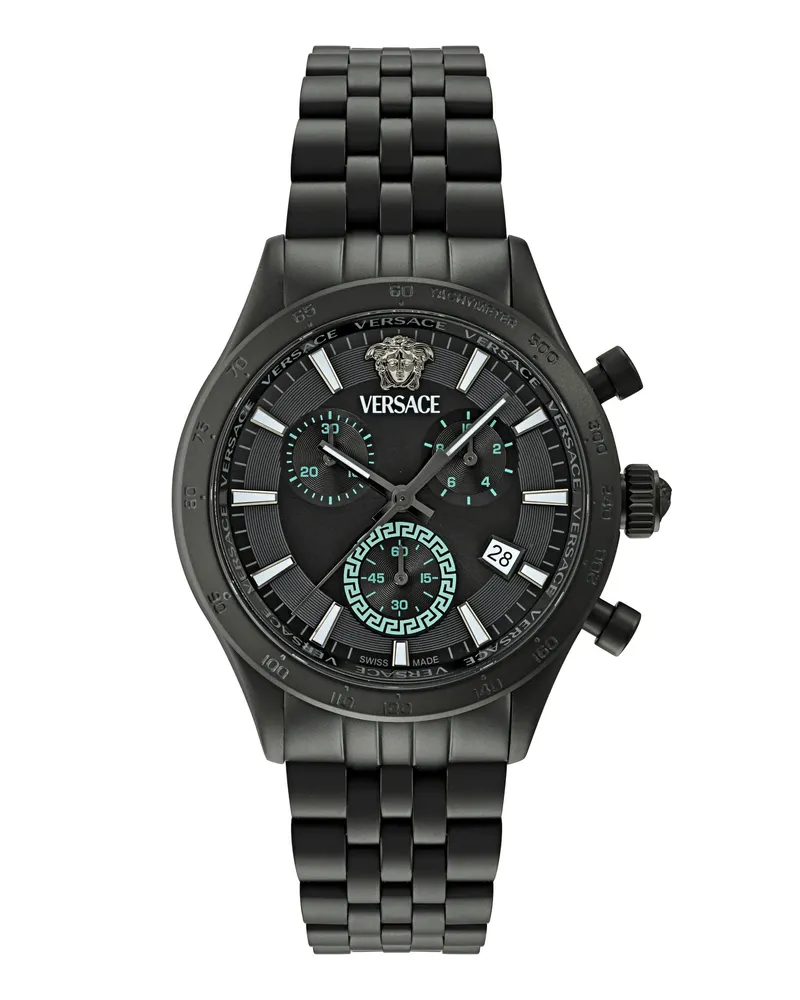 Versace Uhren Quartz Chronograph Watch Hell.chr Petite Spec. (Wc black Schwarz