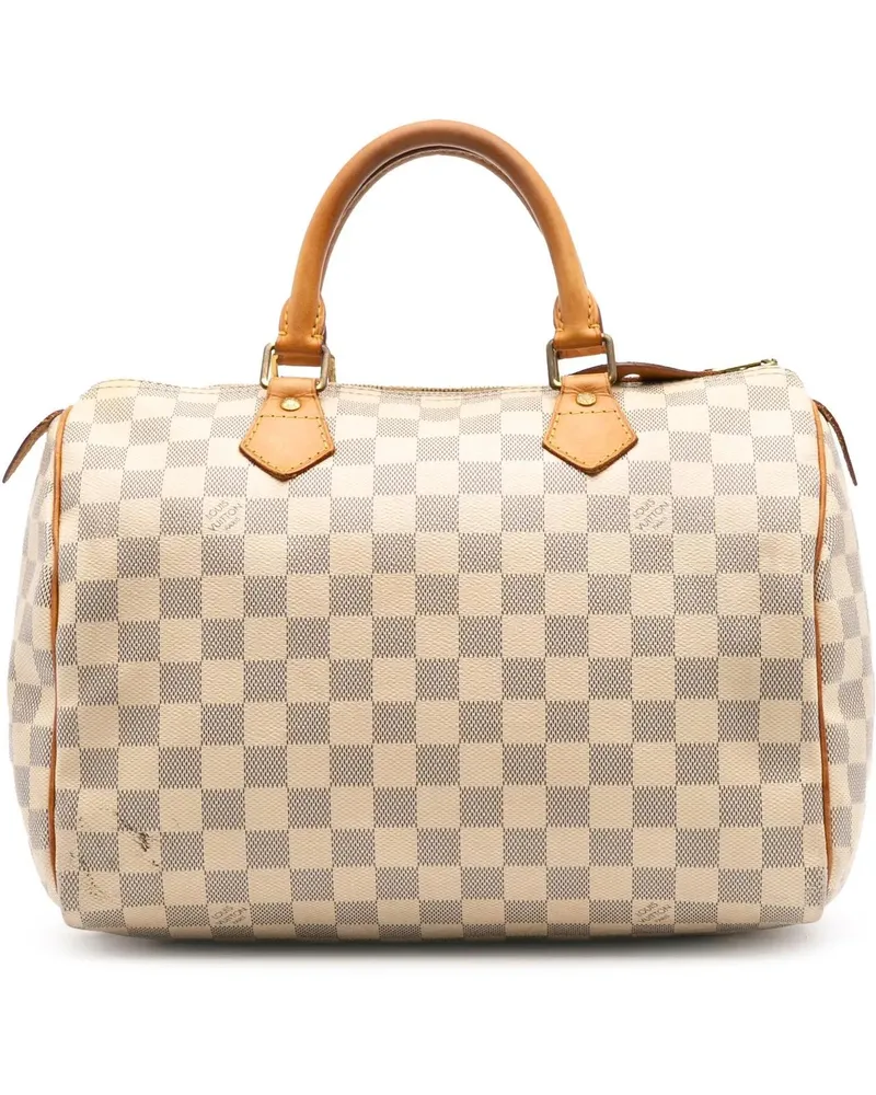 Louis Vuitton Crossbody Bags Damier Azur Speedy 30 weiß Weiß