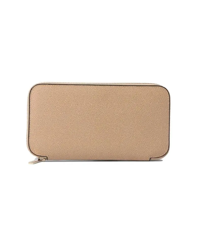 Valextra Portemonnaie "10 Cc" Wallet With Zip braun Braun