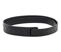 Gürtel Leather Belt schwarz