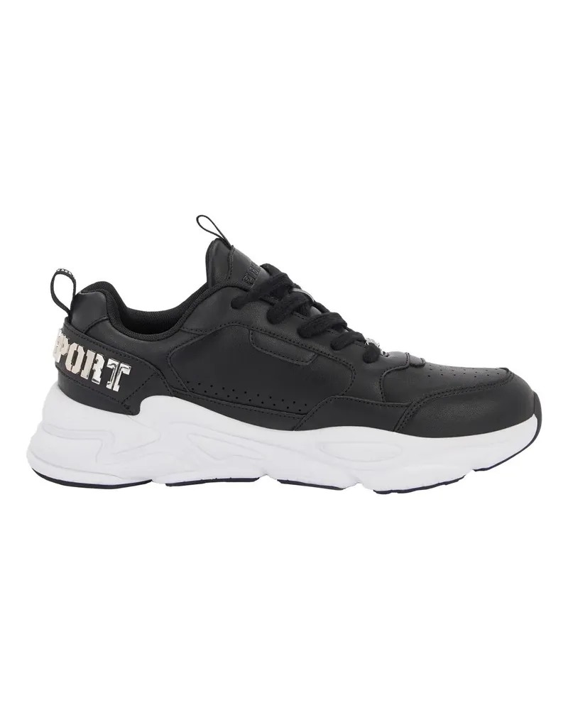 Philipp Plein Low-Top Sneaker Lo-Top Turnschuhe schwarz Schwarz